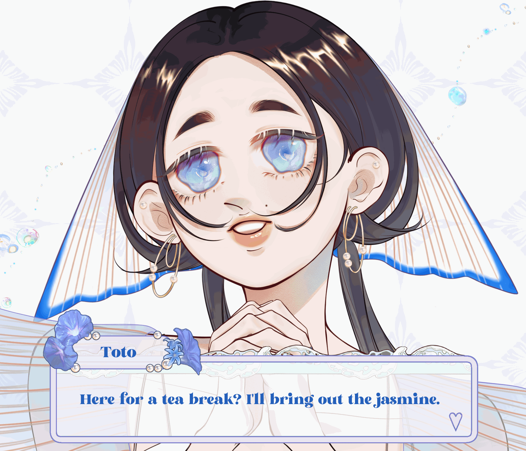 Here for a tea break? I'll bring out the jasmine.